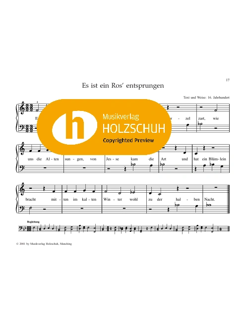 Es ist ein Ros entsprungen